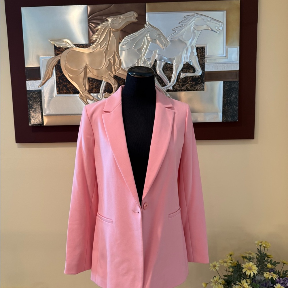 Alice + Olivia Blush Pink Blazer